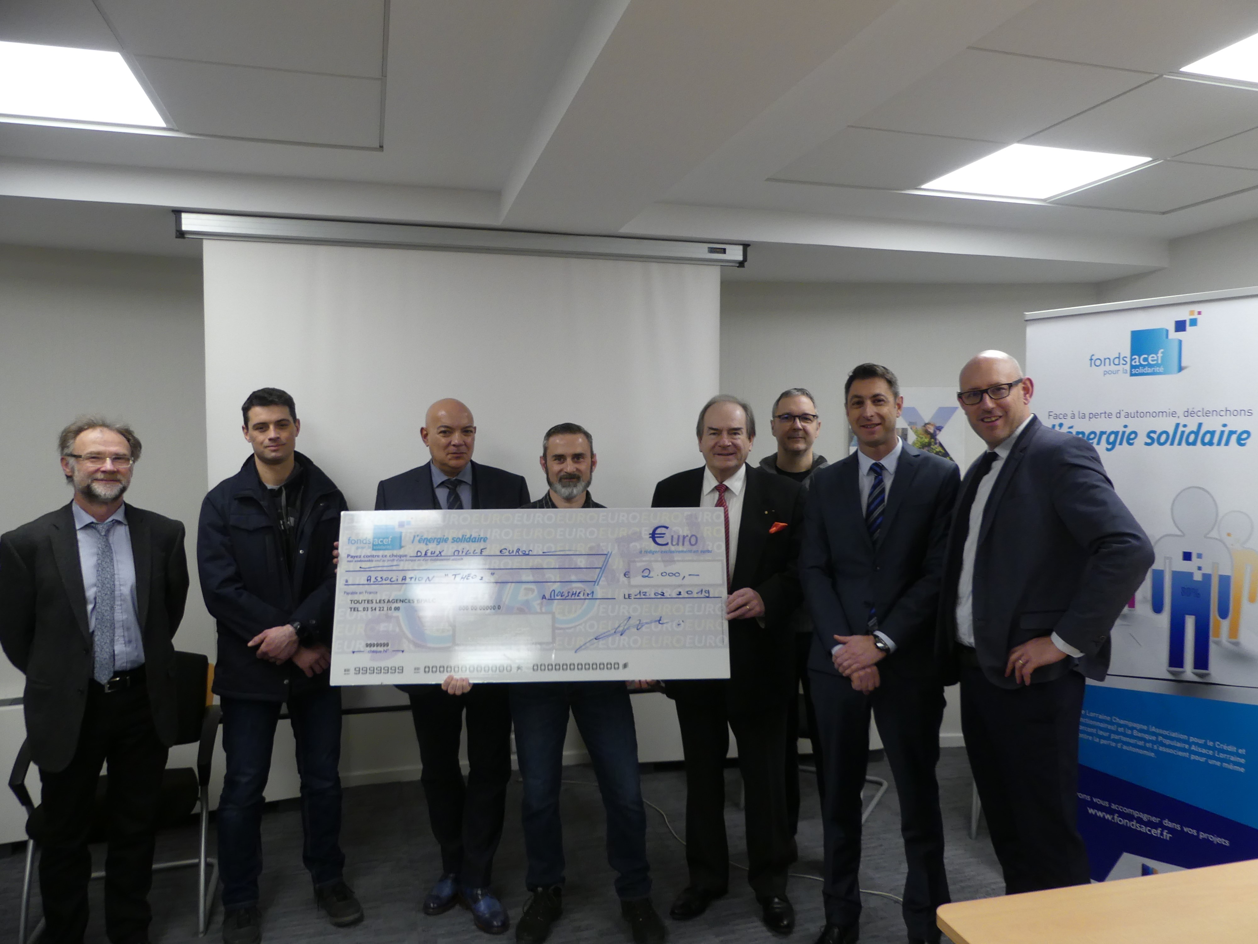 Remise du Fonds ACEF pour la solidarité à l’Association « THEO 2 »